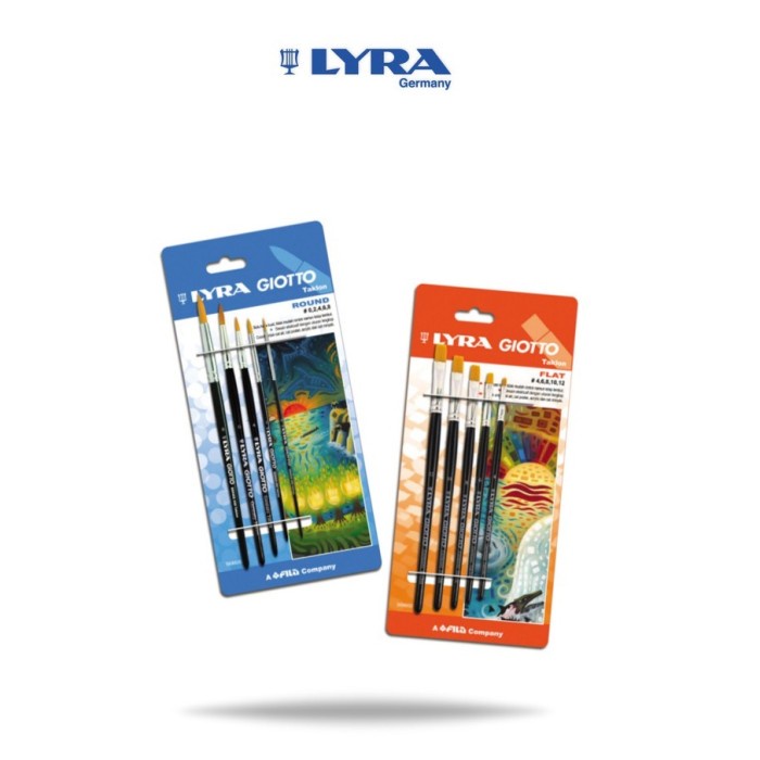 

LYRA Kuas Lukis Air / Akrilik Art Brush Set Round & Flat DiskonJual MurahHarga DiskonObral