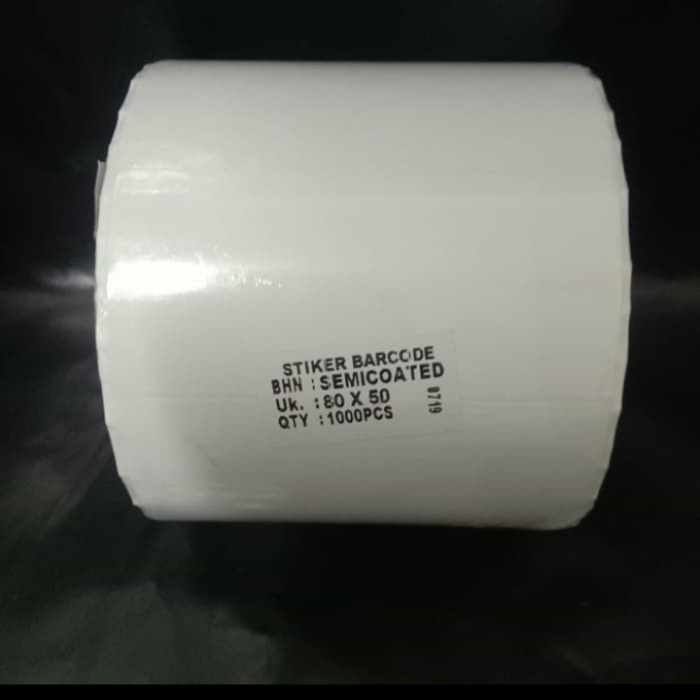 Kertas stiker label 80*50 kertas stiker 80*50