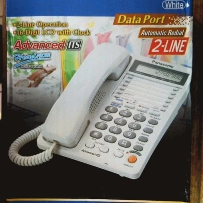 SALE TERBARU TELEPON PANASONIC 2 LINE LAYAR / PESAWAT TELEPON PANASONIC 7238MX READYY