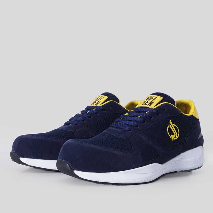 Ready Reisen Gear - Makaw Sepatu Safety Model Sporty Ujung Besi