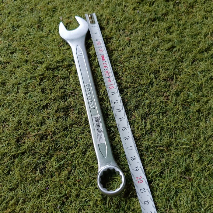 kunci ringpas merk format made in germany size 17 chrome vanadium