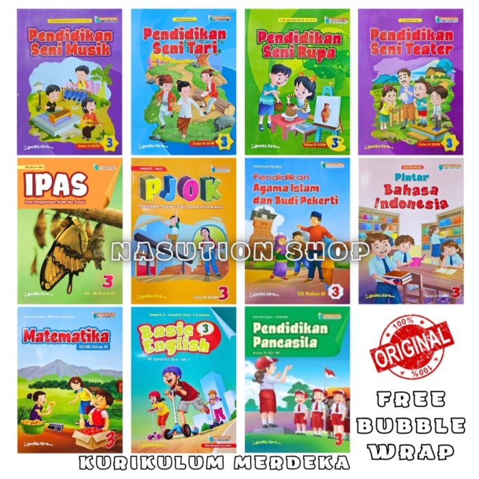 

SALE !!! BUKU PELAJARAN KELAS 3 SD/MI KURIKULUM MERDEKA PENERBIT YUDHISTIRA ORI READYY