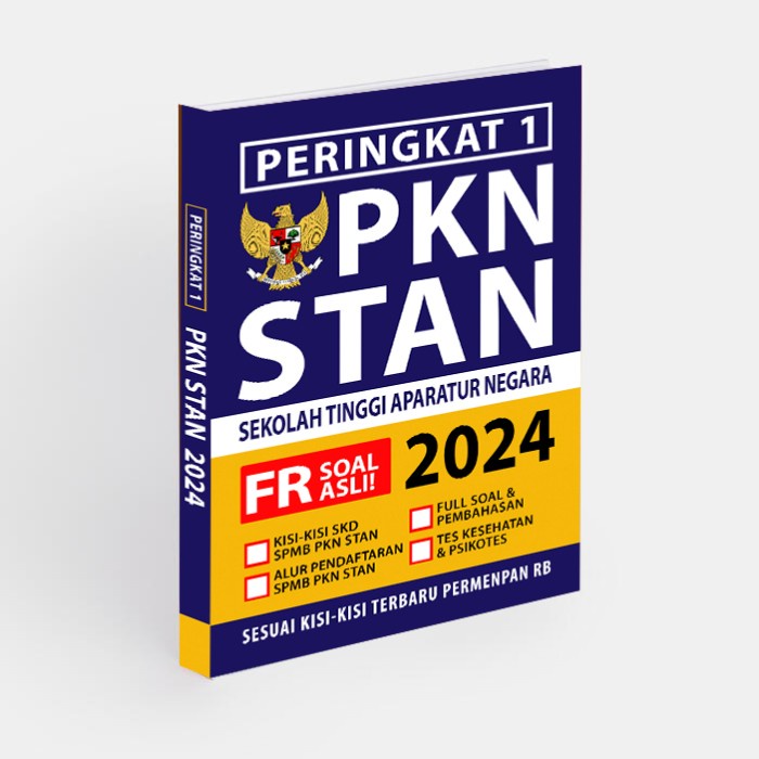 

SALE !!! BUKU PKN STAN 2024 - BUKU KEDINASAN STAN 2024 - SOAL UJIAN STAN 2024 - MEDIA EDUKA READYY