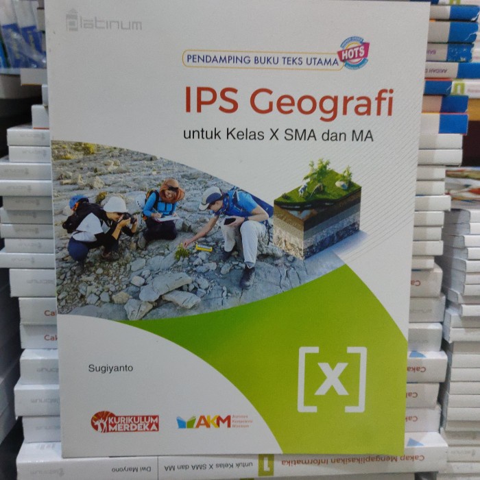 

SALE !!! IPS GEOGRAFI SMA KELAS X/10 KURIKULUM MERDEKA PENERBIT PLATINUM READYY
