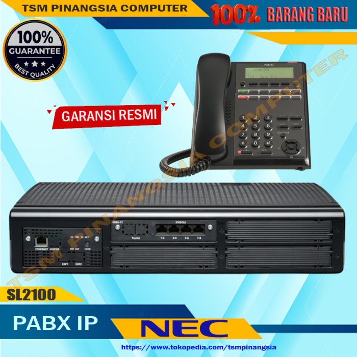 Pabx NEC SL2100 ( 3 Line 32 Extension ) PABX IP NEC SL-2100