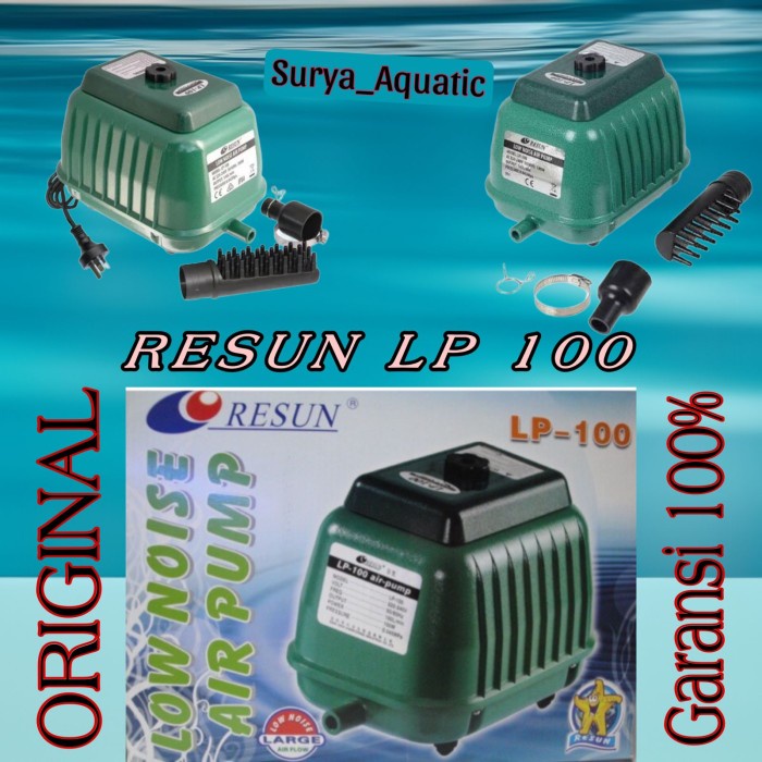 Aerator Resun Lp 100 aerator low noice high presure kolam akuarium tambak bioflok