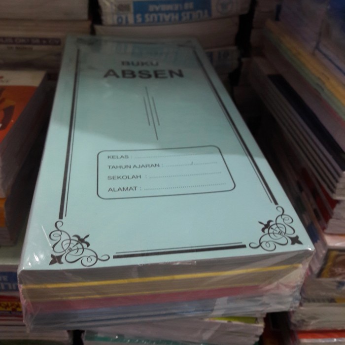 DISKON SUPER BUKU ABSEN SISWA / BUKU ABSEN MURIS / BUKU ABSENSI / BUKU ABSEN SEKOLA COD