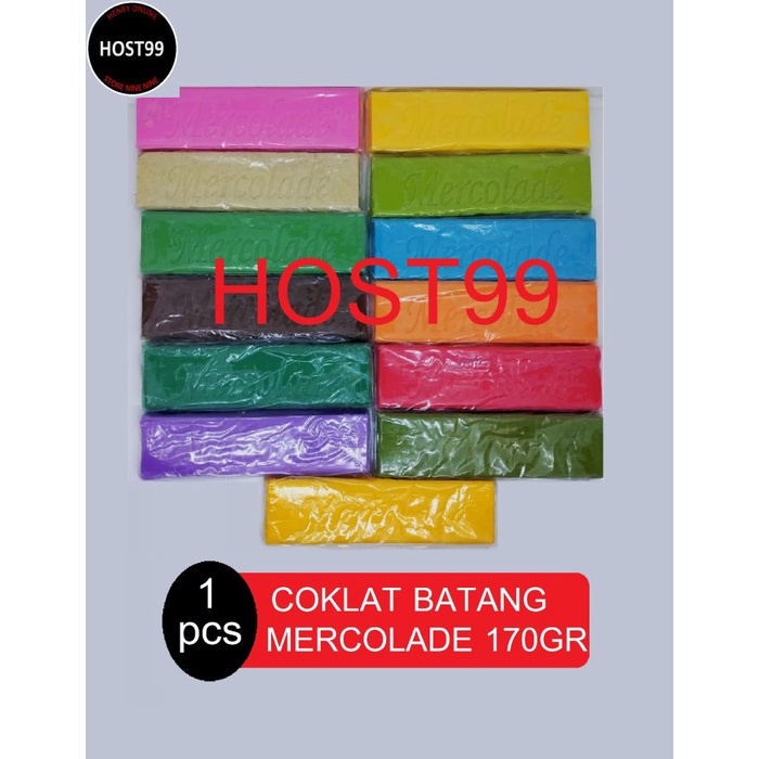 

Ready Stok" Promo Coklat Batang Rainbow Compound Universal Chocolate Mercolade