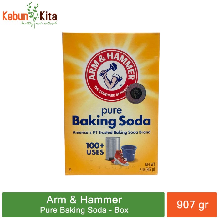 

Ready Stok" Arm And Hammer Pure Baking Soda Box 907 Gr