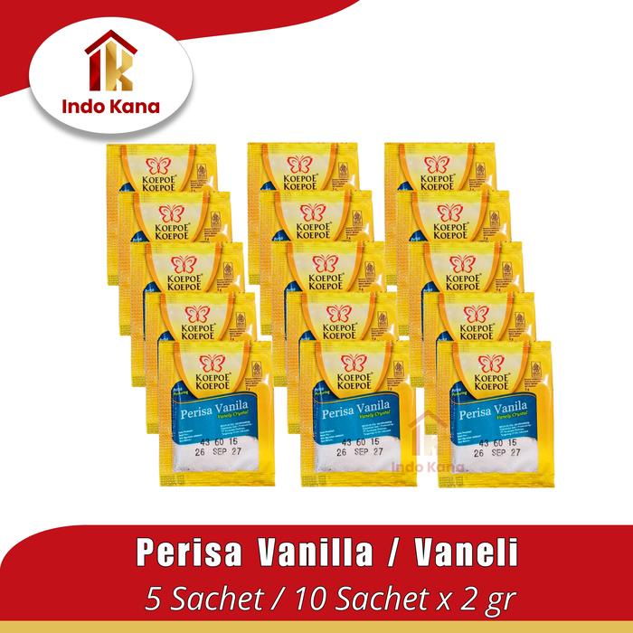 

Ready Stok" Koepoe Perisa Vanila/Vanili (Renceng 5/10 Pcs Sachet X 2 Gr)