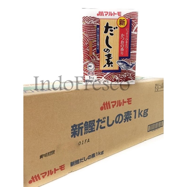 

Marutomo Hondashi- Dashinomoto- Kaldu Ikan 1Kg 1Dus- Khusus Gosend