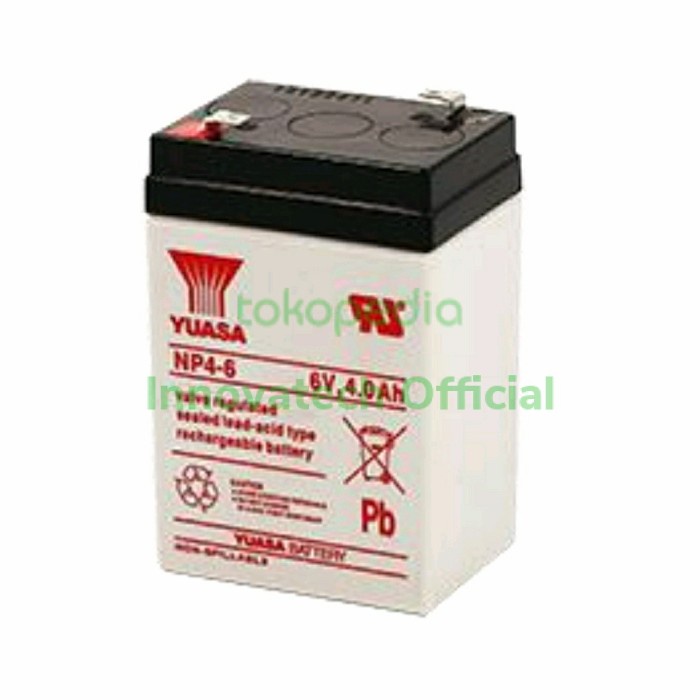 YUASA NP4-6 NP 4-6 6V 4Ah