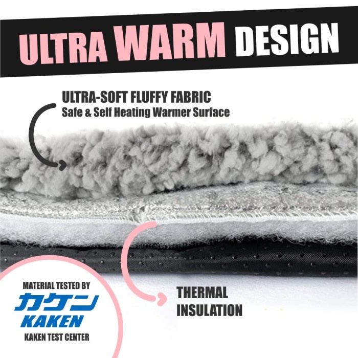 Petglow Baby Bear Self Warng Thermal Belly Mat / Alas Anti Kembung