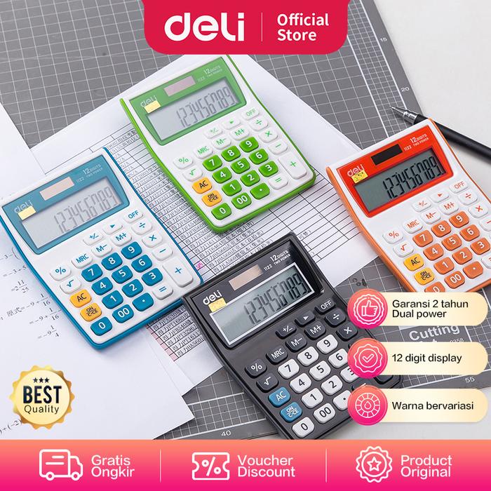 

Deli E1122 Pocket Calculator