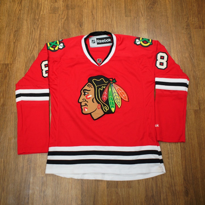 TERBARU Jersey Hockey NHL Reebook Chicago Blackhawks Red Original (Youth/Kids)