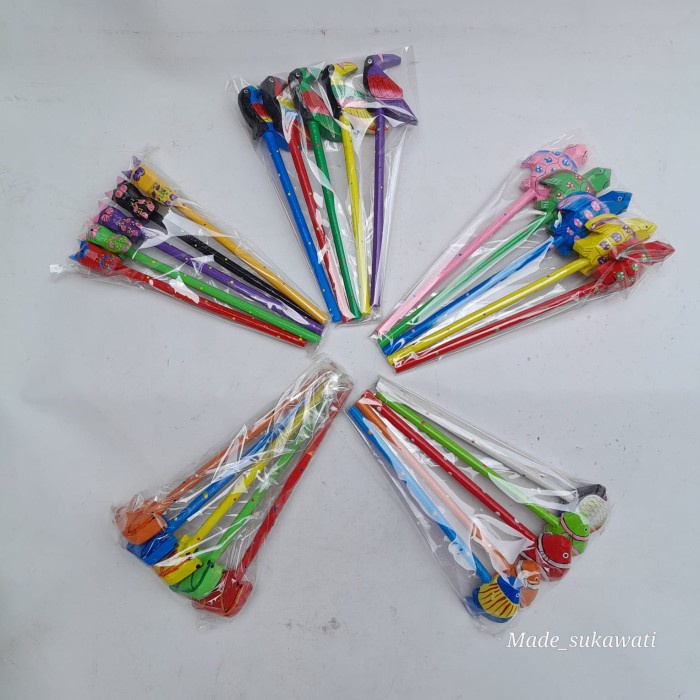 

/////] 10pcs Kerajinan Pensil bali motif variasi harga per paket