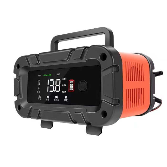 Efast Cas Aki Mobil 12V/24V Pulse Repair Charger Original Motorcycle
