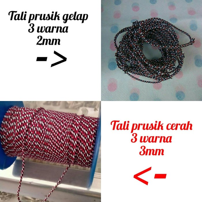

Ready stock] Tali Prusik 2-3mm/Tali Gelang/Tali Kalung