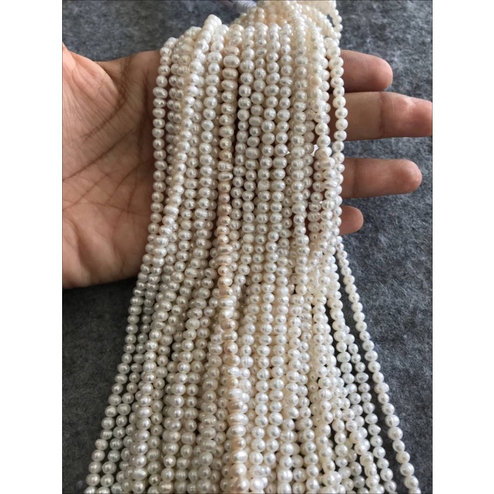 

~^~^~^] FWPRSN4CN FRESHWATER PEARL ROUND SHINE 4MM