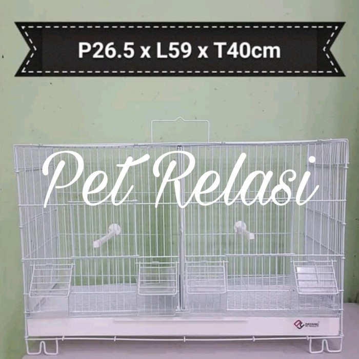 Kandang Burung Besi 2 Sekat Dayang Cage Bird 503 DiskonJual MurahHarga DiskonObral