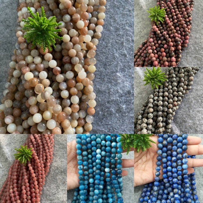 

Ready stock] DIY FOR CRAFTING (NATURAL BATU GRADE A DAN DYED 8MM)