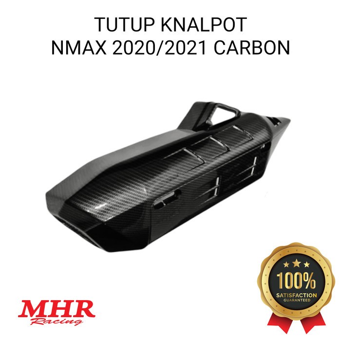 Tutup Knalpot All New Nmax Maximus MHR Racing Carbon Cover Knalpot