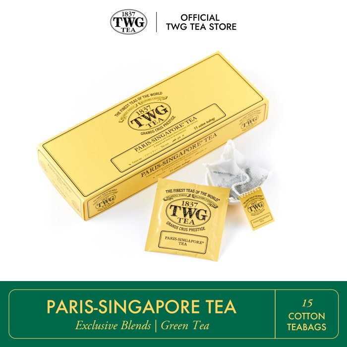 

TWG Tea Paris-Singapore Tea, Cotton Teabag