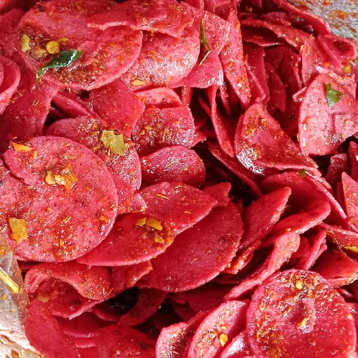 

1kg seblak kering sosis goreng Kriukk pedas original daun jeruk Food Snacks