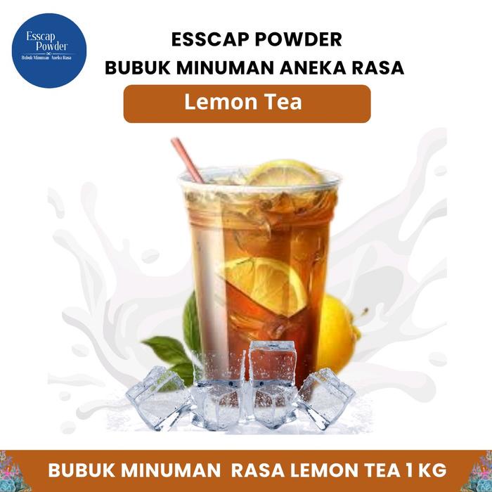 Bubuk Minuman Lemon Tea 1kg Minuman Segar dan Praktis untuk Usaha dan Keluarga - Drink Powder Gula -