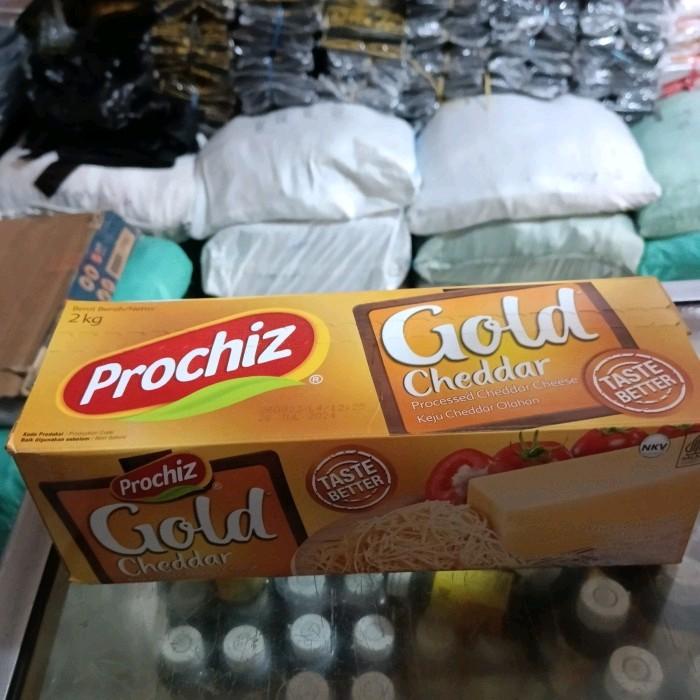 

Keju Prochiz Gold Cheddar berat 500 gram Cheese gold Bahan