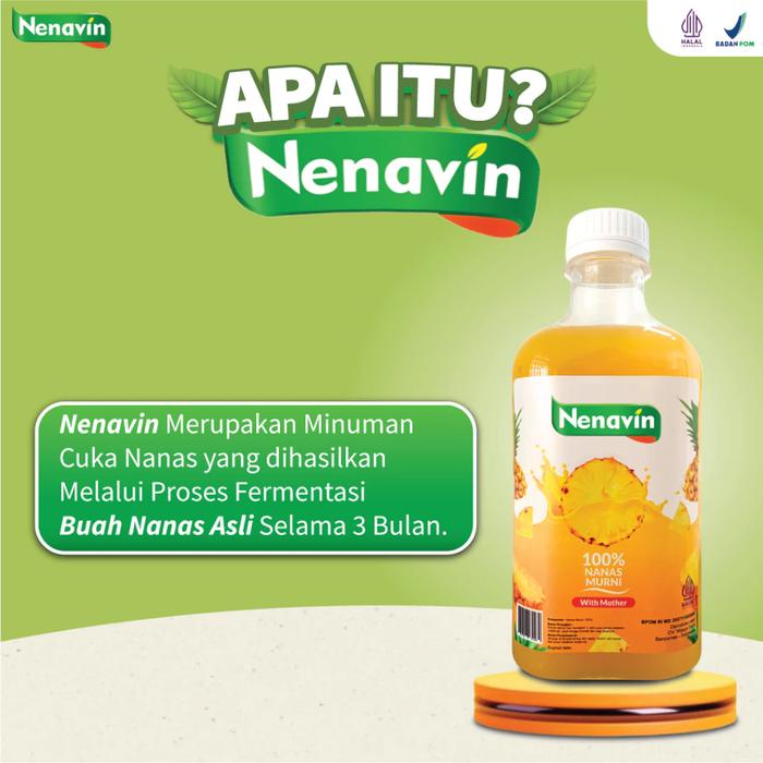 

Nenavin - Cuka Nanas Atasi Lonjakan Gula Darah Tinggi & Kesehatan Tubuh - 100% Nanas