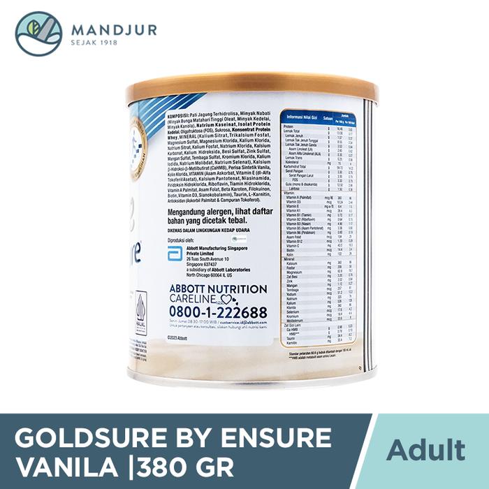 

Goldsure By Ensure Vanila 380 Gram
