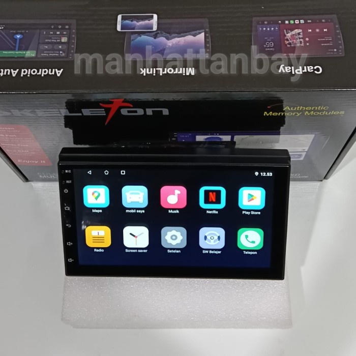 Paling Berkualitas [Ram 2Gb/Rom 32Gb] Head Unit Android Skeleton 7 Inch