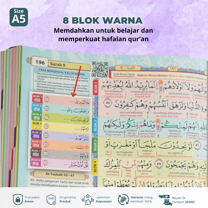 

Terbaru!! Quran Custom Nama By Nadira.Id Ukuran A5 Desain 09 Cod