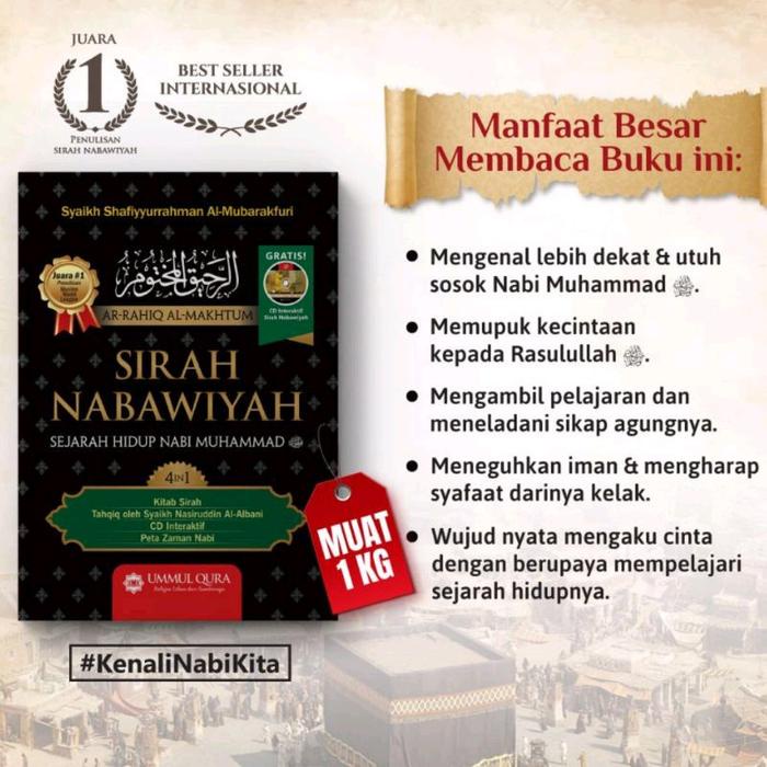 

Ready Stock Buku Sirah Nabawiyah, Buku Sejarah Hidup Nabi Muhammad Packing Aman
