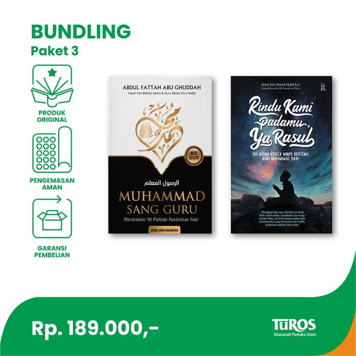 

Promo Buku Bundling : Muhammad Sang Guru Dan Rindu Kami Padamu Ya Rasul Bd-134 Soft Cover Cod