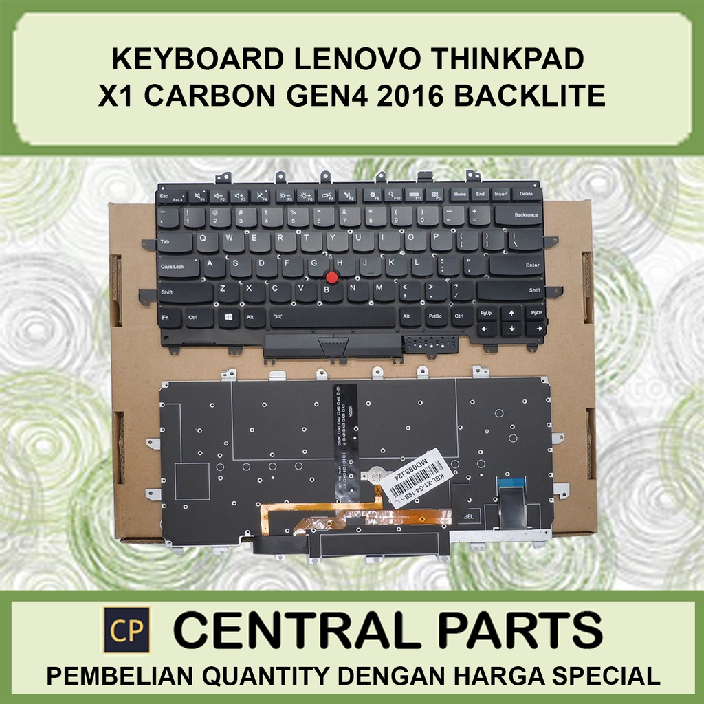 Keyboard Lenovo Thinkpad x1 Carbon Gen4 2016 Backlight