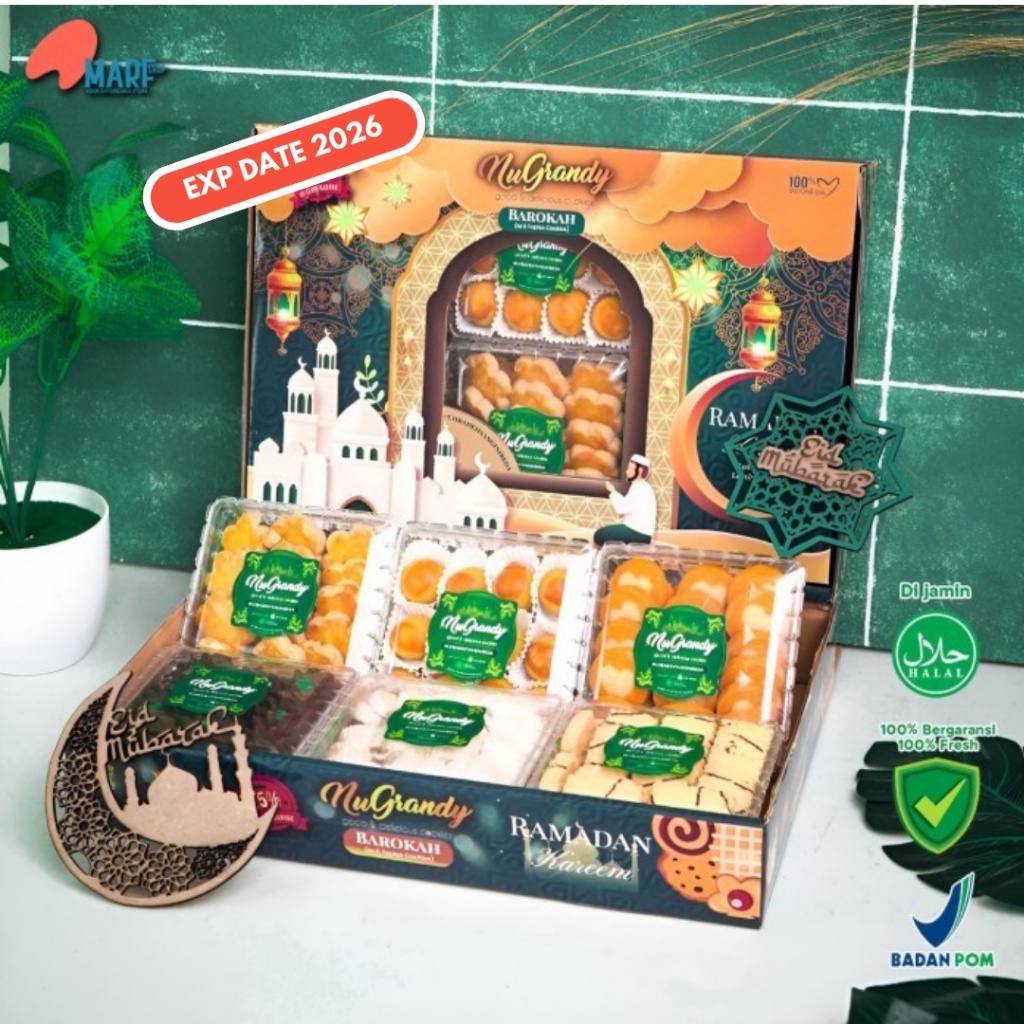 

HOT DEALS PAKET HAMPERS PARCEL LEBARAN RAMADHAN KUE KERING CAKE COOKIES RAMADAN PARCEL EXCLUSIVE