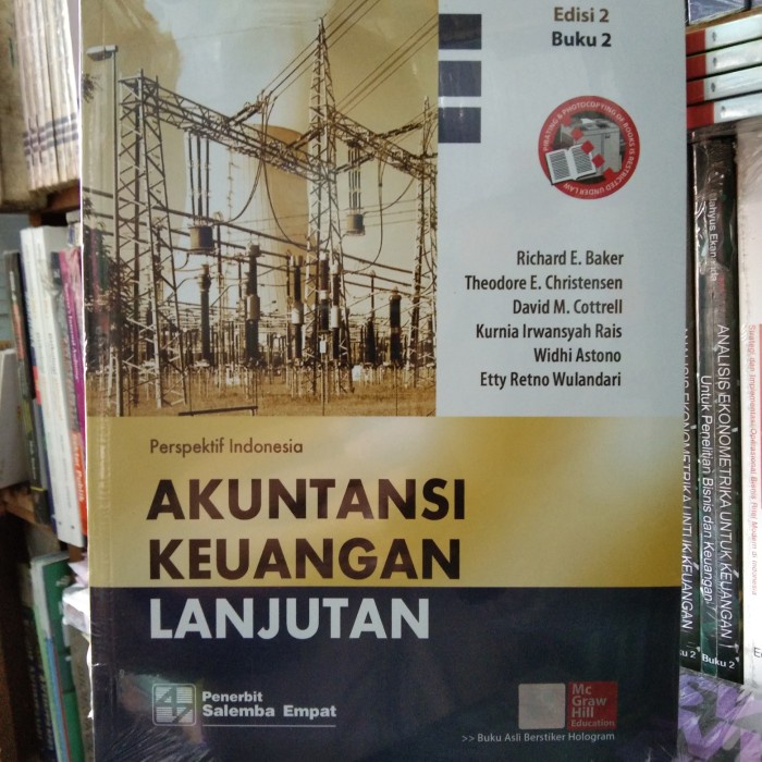 terbaru  ori akuntansi keuangan lanjutan baker jilid 2 edisi 2 ready