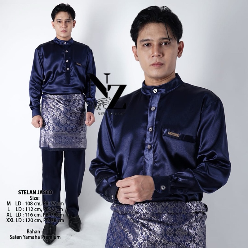 BIG SALE SETELAN BAJU MELAYU DEWASA PRIA TANPA SONGKET BAJU KURUNG MELAYU TANPA SONGKET