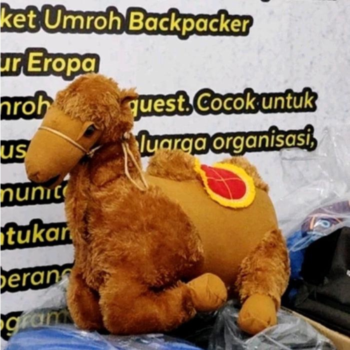 terbaru  boneka unta khas arab xl manasik oleh-oleh khas mekkah dolls hadiah ready