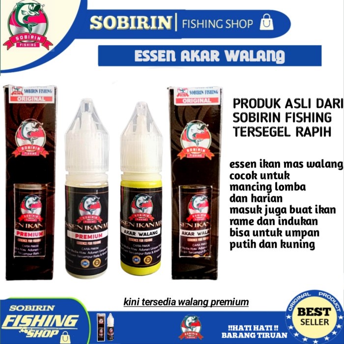 Sougayilang Fishing - Essen Ikan Mas Akar Walang Sobirin Fishing 15Ml