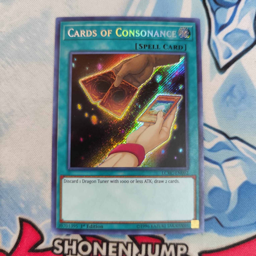 yugioh cards of consonance LCKC secret rare  original