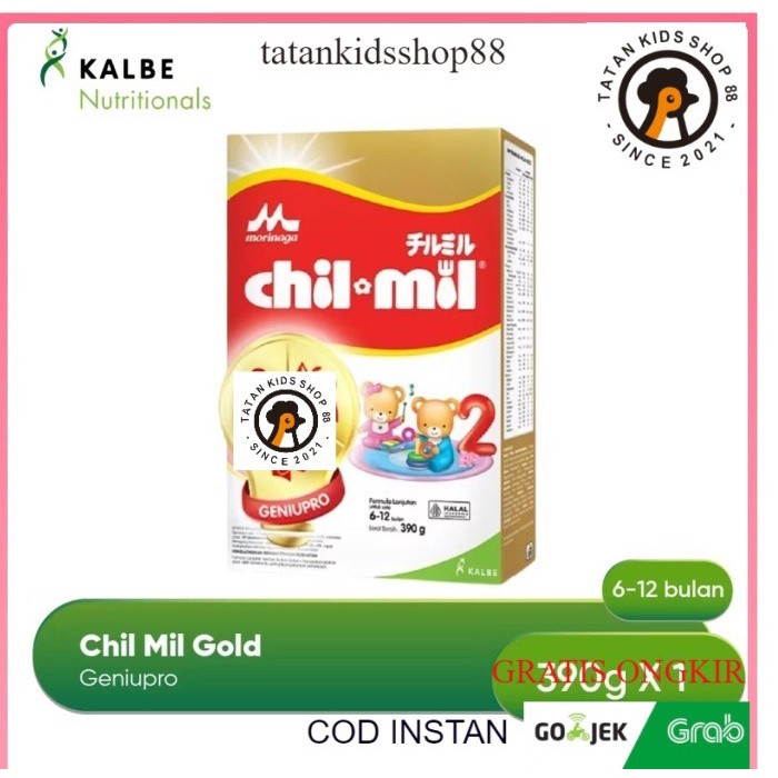 Susu Morinaga Chil mil reguler gold 6-12 bulan 400gr