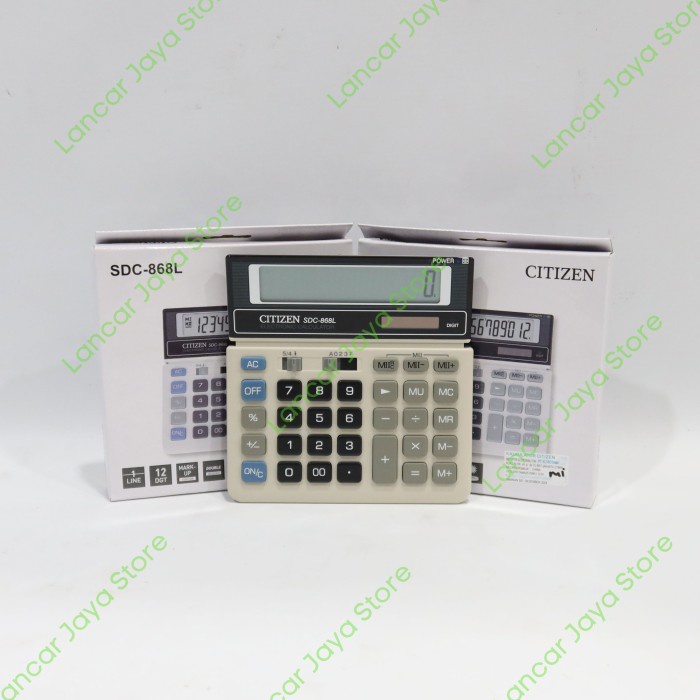 

CITIZEN SDC-868L KALKULATOR DESKTOP TERLARIS/TERMURAH/TERPOPULER