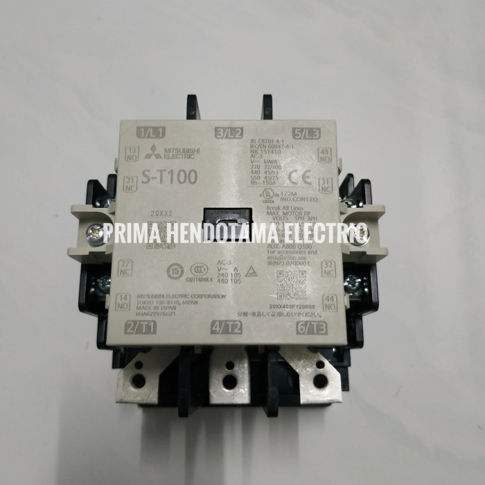 NEW Contactor Mitsubishi ST-100 220V Contactor ST100 S-T100 ORIGINAL