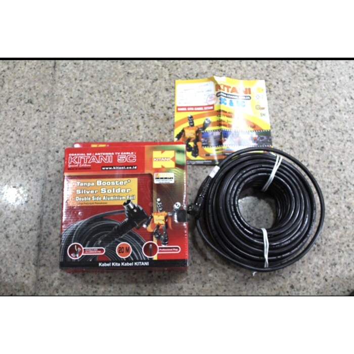 Kitani Kabel Antena Kitani 20 M Kabel Tv Kitani 20 Meter Original