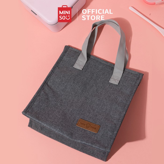JTTOP" MINISO TAS BEKAL LUNCH TOTE BAG FOOD BOX FOIL LUNCH BO TAS MAKAN SIANG