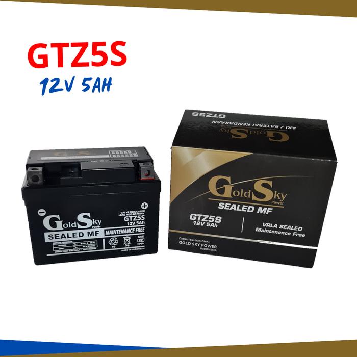 AKI KERING MOTOR SUPRA X125 REVO BLADE KHARISMA KIRANA GTZ5S YTZ4V GS GOLD SKY MF DiskonJual