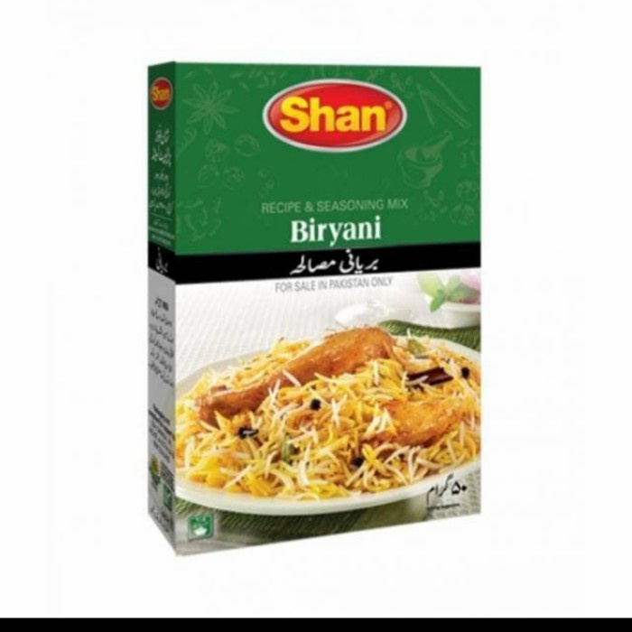 

TERMURAH SHAN BIRYANI MASALA /shan bumbu Biryani /50 GRAM
